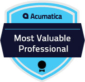 Acumatica Most Valuable Professional