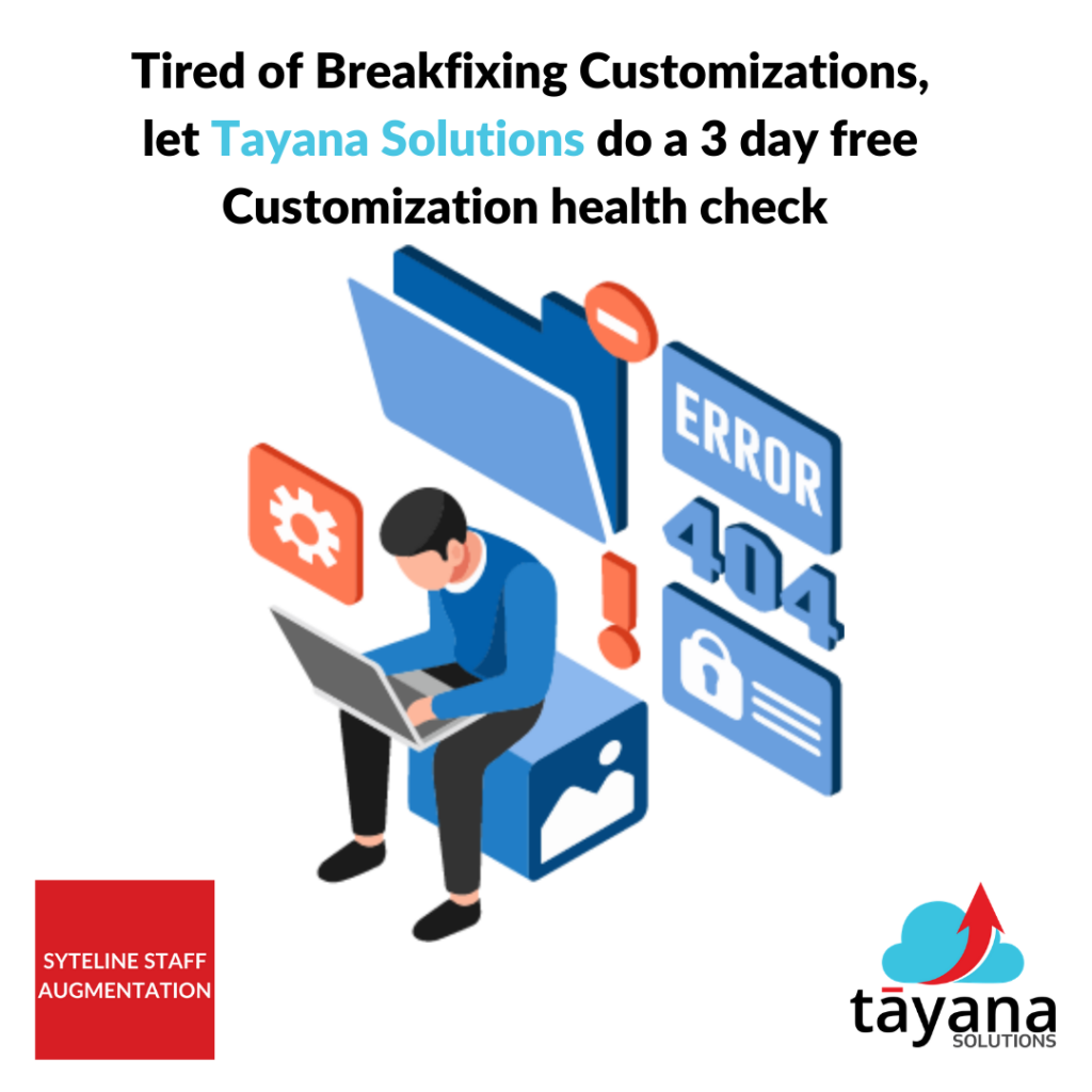 tayana solutions customization health check