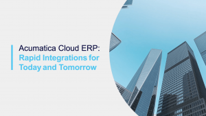 Acumatica Cloud ERP