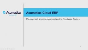 Acumatica cloud erp