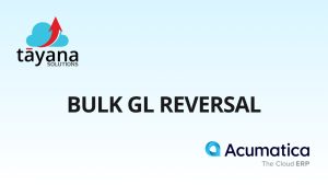 Bulk GL Reversal