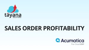 Sales Order Profitability_