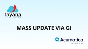 Mass Update via GI
