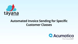 Automated Invoice Sending for Specific Customer Classes