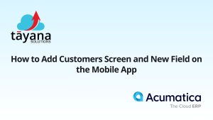 How to Add Customers Screen and New Field on the Mobile App