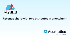 Revenue chart with two attributes in one column​